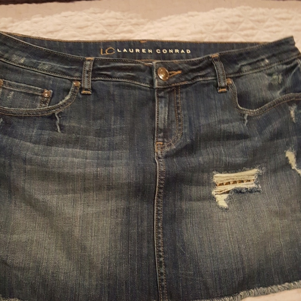 Lauren Conrad denim mini